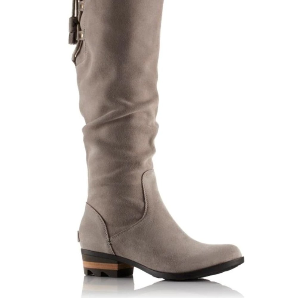 SOREL Women's Sz 6.5 Farah Tall Suede Leather Boot